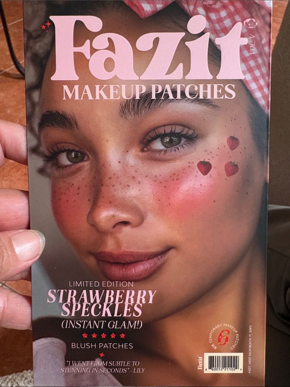 Strawberry Speckles Blush Makeup Patches - Pink Blush Accents
